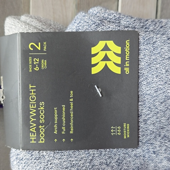 Men's Striped Marl Short Boot Socks | All in Motion | 6-12 - Picture 2 of 6